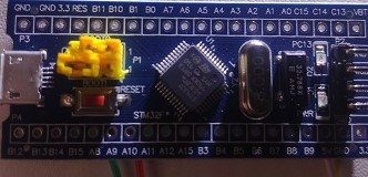 Положение перемычек для прошивки stm32